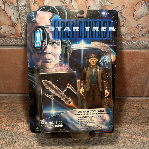 Star Trek Zefram Cochrane First Contact Action Figure - Picture 1 of 8